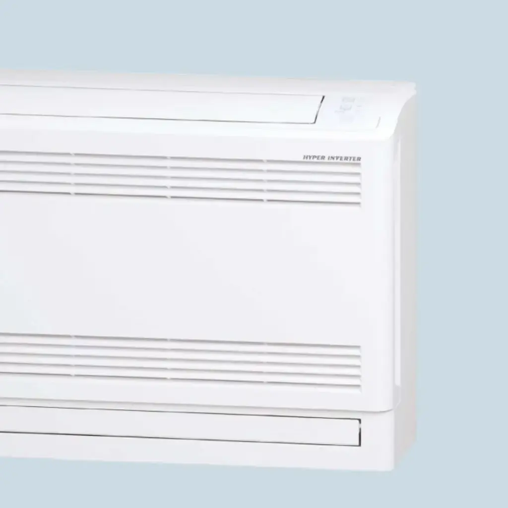 Mitsubishi Heavy Industries - Pakket Vloermodel 2,5kW (Op muurbeugel, 5 meter, West-Vlaanderen, Zonder, Jonger dan 10 jaar  (21% btw))